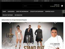 Tablet Screenshot of loveitfactorboutique.com